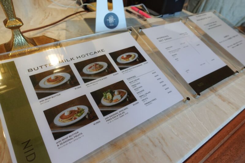 NID CAFE_メニュー