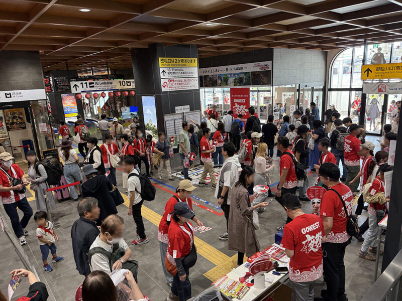 旅のスタートは「武雄温泉駅」から