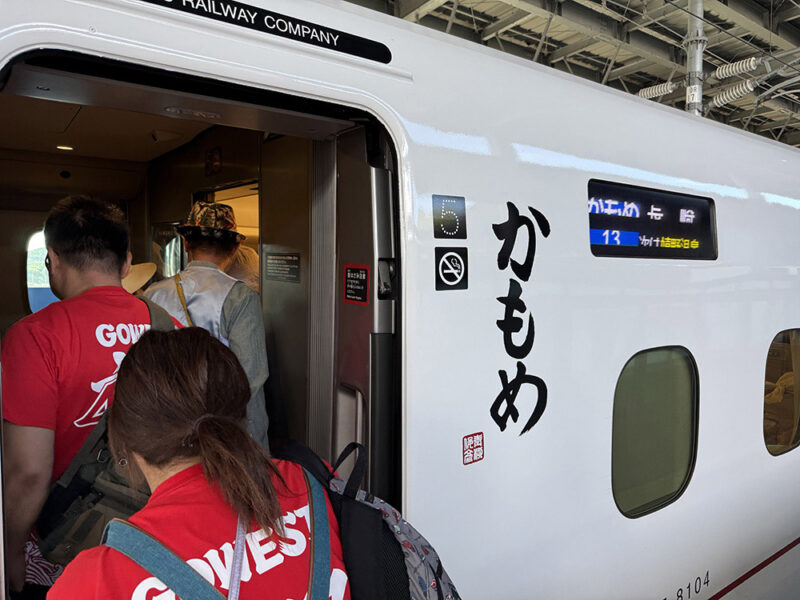 旅のスタートは「武雄温泉駅」から