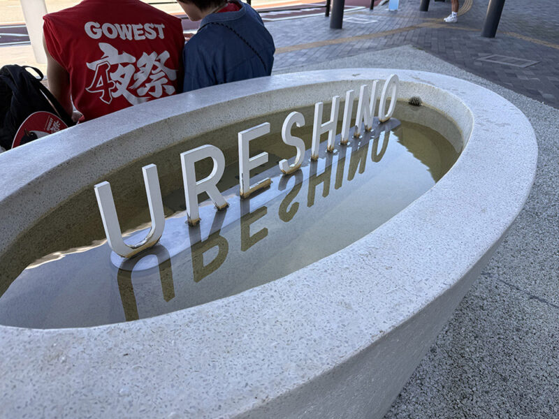 日本三大美肌の湯がある街の「嬉野温泉駅」