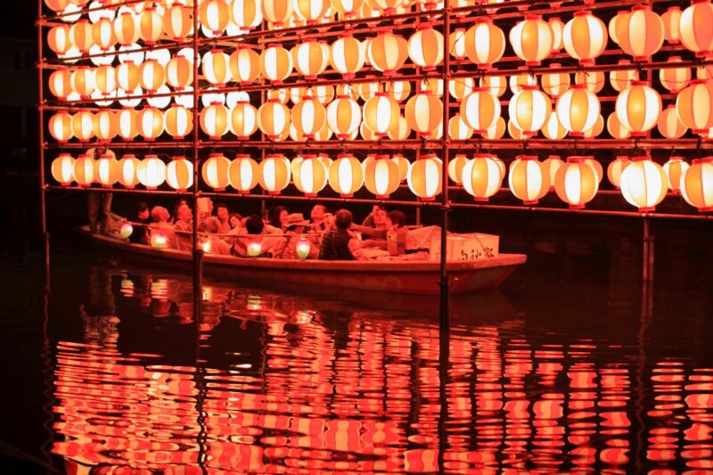 白秋祭水上パレード