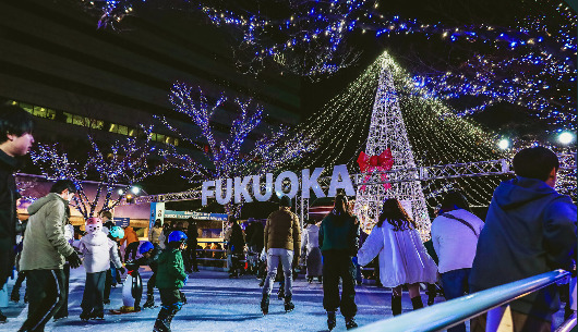 Christmas Market ICE WORLD in 百道浜