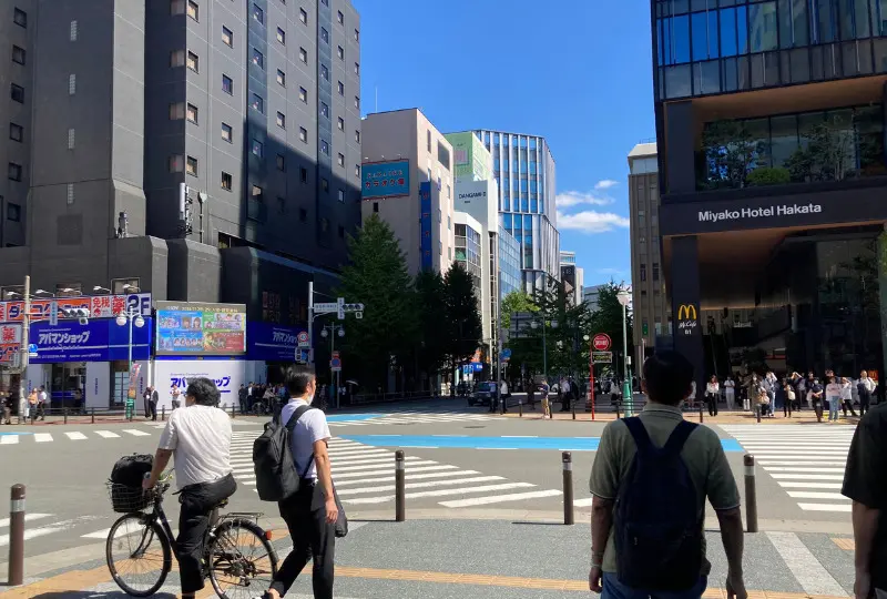 博多Haluカリー_までの道のり