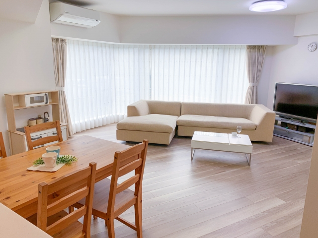 ファミリー向けマンション室内