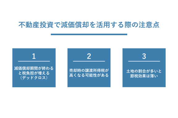 不動産投資で減価償却を活用する際の注意点