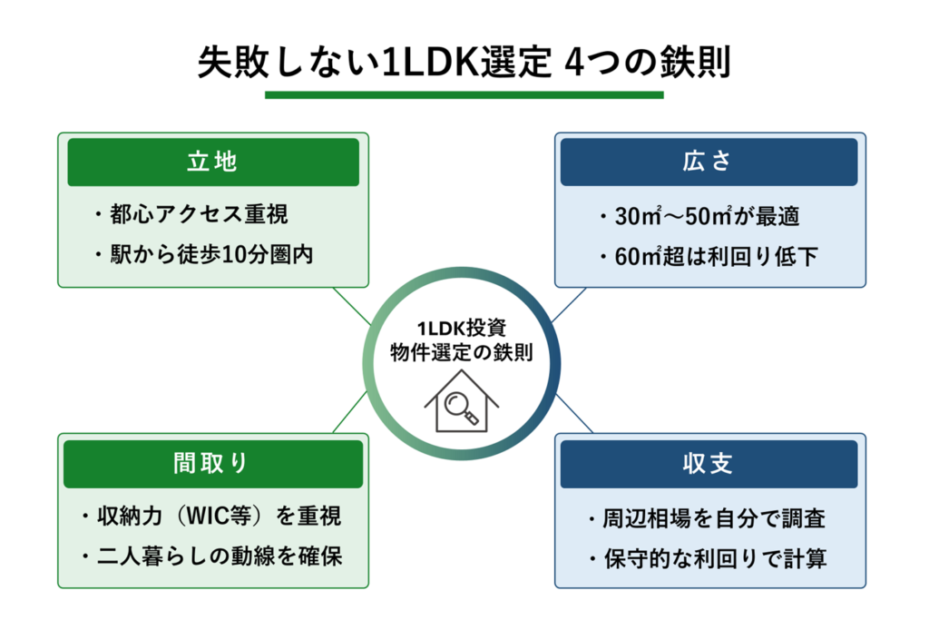 失敗しない1LDK選定