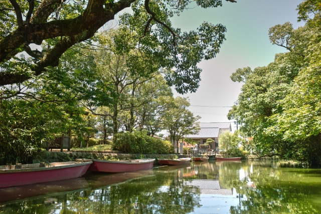 柳川の風景