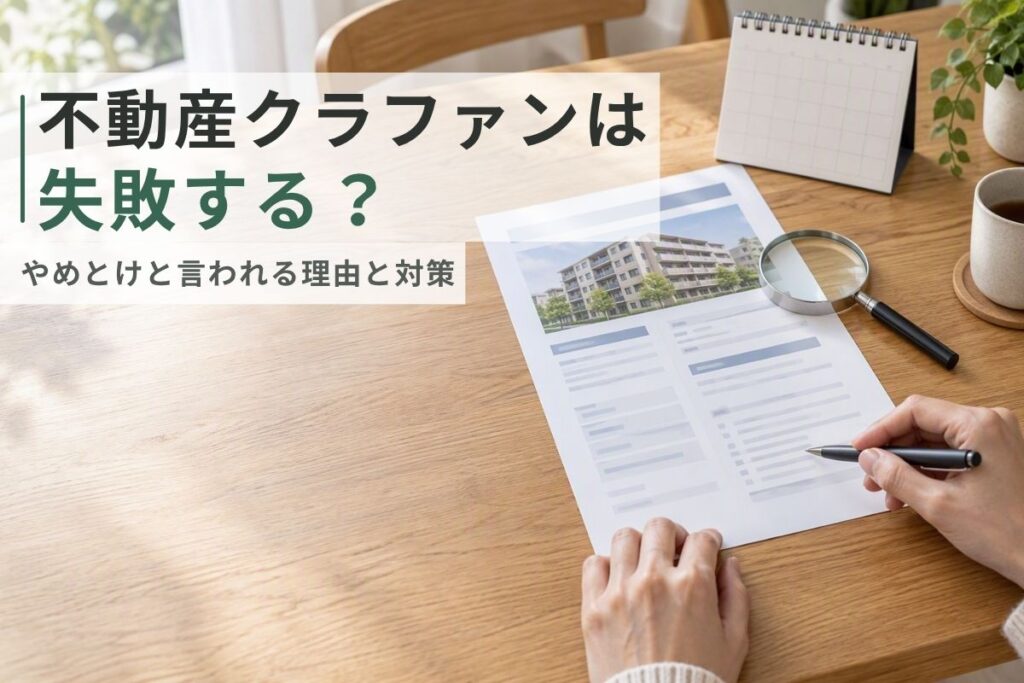 不動産クラウドファンディング失敗_アイキャッチ