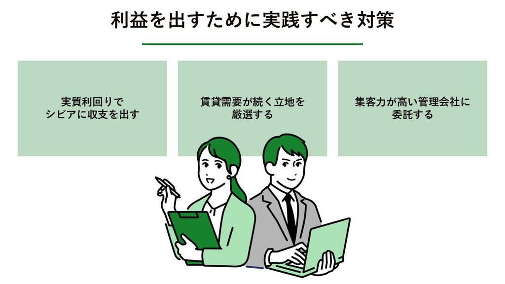 利益を出すために実践すべき対策_図解